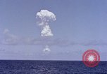Image of mushroom cloud Bikini Atoll Marshall Islands, 1946, second 56 stock footage video 65675040335