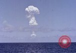 Image of mushroom cloud Bikini Atoll Marshall Islands, 1946, second 61 stock footage video 65675040335