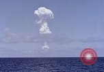 Image of mushroom cloud Bikini Atoll Marshall Islands, 1946, second 62 stock footage video 65675040335