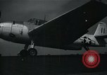 Image of US Navy TBM aircraft landing on carrier Pensacola Florida USA, 1945, second 7 stock footage video 65675040337