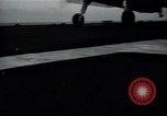Image of US Navy TBM aircraft landing on carrier Pensacola Florida USA, 1945, second 32 stock footage video 65675040337