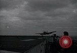 Image of FM-2 aircraft breaks tailwheel in landing Atlantic Ocean, 1945, second 30 stock footage video 65675040338