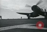 Image of USS Guadalcanal CVE-50 Atlantic Ocean, 1945, second 9 stock footage video 65675040339
