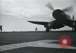 Image of USS Guadalcanal CVE-50 Atlantic Ocean, 1945, second 10 stock footage video 65675040339