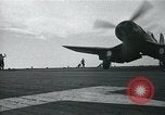 Image of USS Guadalcanal CVE-50 Atlantic Ocean, 1945, second 11 stock footage video 65675040339