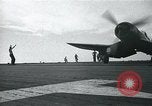 Image of USS Guadalcanal CVE-50 Atlantic Ocean, 1945, second 15 stock footage video 65675040339