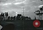 Image of USS Guadalcanal CVE-50 Atlantic Ocean, 1945, second 34 stock footage video 65675040339