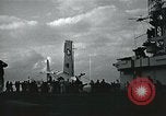 Image of USS Guadalcanal CVE-50 Atlantic Ocean, 1945, second 38 stock footage video 65675040339