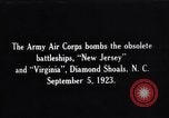 Image USS New Jersey BB-16 Diamond Shoals North Carolina USA, 1923, de la seconde 8 séquences d'archives historiques vidéo 65675040385