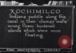 Image of Xochimilco Indians Mexico, 1920, second 1 stock footage video 65675040405
