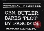Image of Smedley Butler Newtown Square Pennsylvania USA, 1934, second 1 stock footage video 65675040409