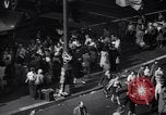 Image of Crowded Los Angeles Street during World War II Los Angeles California USA, 1944, second 15 stock footage video 65675040414