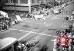 Image of Crowded Los Angeles Street during World War II Los Angeles California USA, 1944, second 25 stock footage video 65675040414