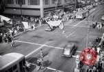 Image of Crowded Los Angeles Street during World War II Los Angeles California USA, 1944, second 28 stock footage video 65675040414