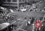 Image of Crowded Los Angeles Street during World War II Los Angeles California USA, 1944, second 34 stock footage video 65675040414