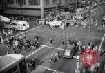 Image of Crowded Los Angeles Street during World War II Los Angeles California USA, 1944, second 35 stock footage video 65675040414