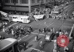 Image of Crowded Los Angeles Street during World War II Los Angeles California USA, 1944, second 36 stock footage video 65675040414
