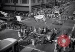 Image of Crowded Los Angeles Street during World War II Los Angeles California USA, 1944, second 42 stock footage video 65675040414