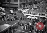 Image of Crowded Los Angeles Street during World War II Los Angeles California USA, 1944, second 48 stock footage video 65675040414