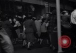Image of Crowded Los Angeles Street during World War II Los Angeles California USA, 1944, second 53 stock footage video 65675040414