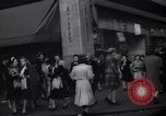 Image of Crowded Los Angeles Street during World War II Los Angeles California USA, 1944, second 60 stock footage video 65675040414