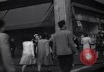 Image of Crowded Los Angeles Street during World War II Los Angeles California USA, 1944, second 61 stock footage video 65675040414