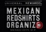 Immagine di Mexican Camicie Rosse Città del Messico MESSICO, 1934, secondo 1 filmato di repertorio 65675040417