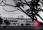 Image of World War 2 internees at University of Santo Tomas Manila Manila Philippines, 1945, second 18 stock footage video 65675040430
