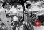 Image of World War 2 internees at University of Santo Tomas Manila Manila Philippines, 1945, second 27 stock footage video 65675040430