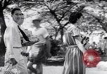 Image of World War 2 internees at University of Santo Tomas Manila Manila Philippines, 1945, second 28 stock footage video 65675040430