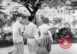 Image of World War 2 internees at University of Santo Tomas Manila Manila Philippines, 1945, second 31 stock footage video 65675040430
