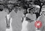 Image of World War 2 internees at University of Santo Tomas Manila Manila Philippines, 1945, second 36 stock footage video 65675040430