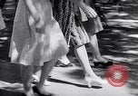 Image of World War 2 internees at University of Santo Tomas Manila Manila Philippines, 1945, second 41 stock footage video 65675040430