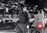 Image of World War 2 internees at University of Santo Tomas Manila Manila Philippines, 1945, second 45 stock footage video 65675040430
