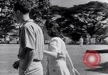 Image of World War 2 internees at University of Santo Tomas Manila Manila Philippines, 1945, second 48 stock footage video 65675040430
