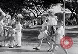 Image of World War 2 internees at University of Santo Tomas Manila Manila Philippines, 1945, second 60 stock footage video 65675040430
