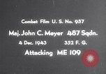 Image of ME-109 Germany, 1943, second 1 stock footage video 65675040443