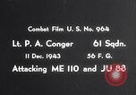 Image of ME-110 and JU-88 Emden Germany, 1943, second 1 stock footage video 65675040444
