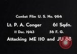 Image of ME-110 and JU-88 Emden Germany, 1943, second 10 stock footage video 65675040444