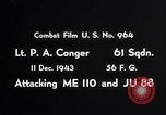 Image of ME-110 and JU-88 Emden Germany, 1943, second 13 stock footage video 65675040444