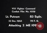 Image of ME-109 Germany, 1943, second 4 stock footage video 65675040447