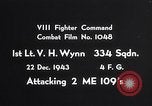 Image of German ME-109 aircraft shot down Germany, 1943, second 1 stock footage video 65675040449