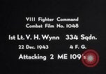 Image of German ME-109 aircraft shot down Germany, 1943, second 3 stock footage video 65675040449