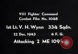 Image of German ME-109 aircraft shot down Germany, 1943, second 9 stock footage video 65675040449