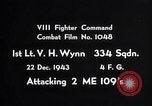 Image of German ME-109 aircraft shot down Germany, 1943, second 12 stock footage video 65675040449