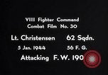 Immagine di F W 190 Germania, 1944, secondo 6 filmato di repertorio 65675040454