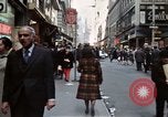 Image of Pedestrians on New York City street 1970 New York City USA, 1970, second 3 stock footage video 65675040525
