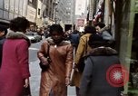 Image of Pedestrians on New York City street 1970 New York City USA, 1970, second 20 stock footage video 65675040525