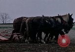 Image of Farmer plowing field New York United States USA, 1970, second 7 stock footage video 65675040534