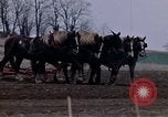 Image of Farmer plowing field New York United States USA, 1970, second 34 stock footage video 65675040534